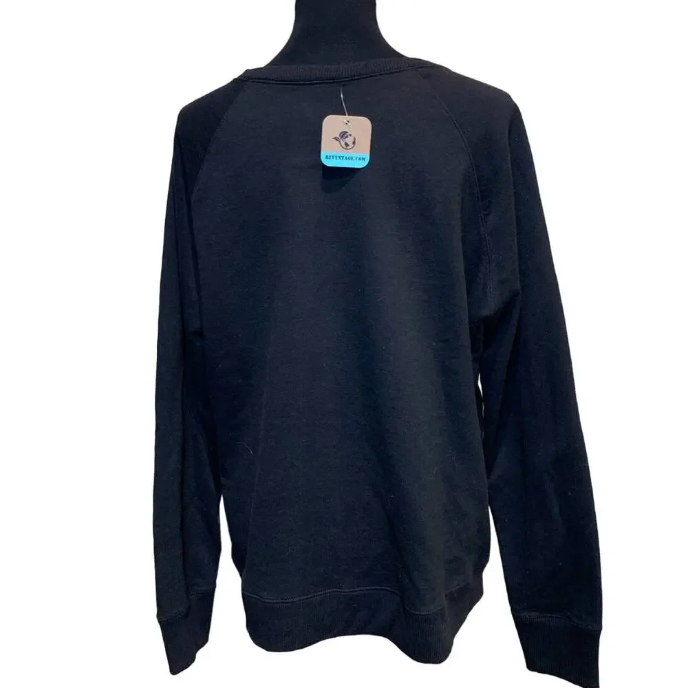 Wingspan Inspired Mens 2XL Northern Cardinal Hand Printed Upcycled Sweatshirt - Picture 3 of 3